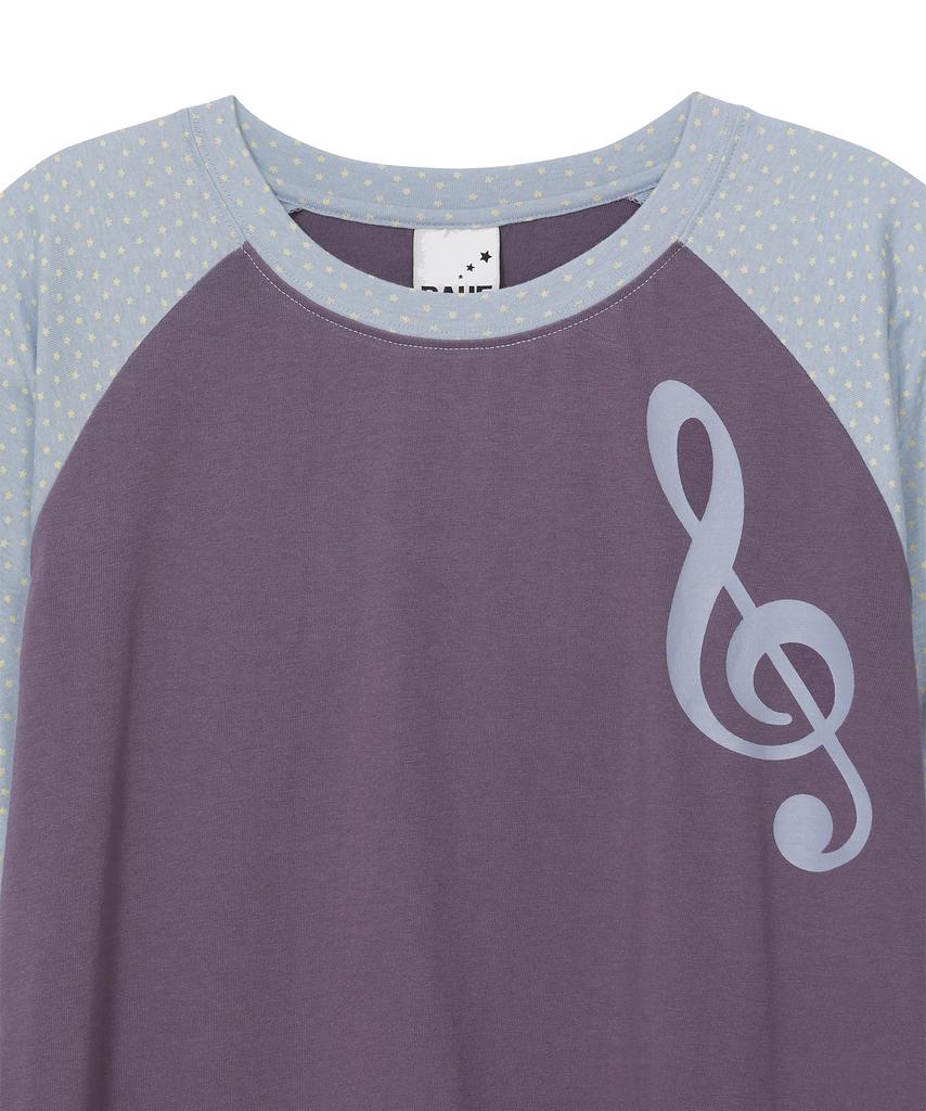 BAUF Star Melody Long Sleeve [Vintage Purple]