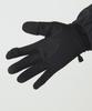 Snow Peak Polartec Power Stretch Gloves and Size 1 AC-25AU019, Men's Women's, Black,
