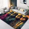 Monkey Street Graffiti Carpet Rug for Living Room Bedroom Home Sofa Decoration,Kids play Non-slip Floor Mat