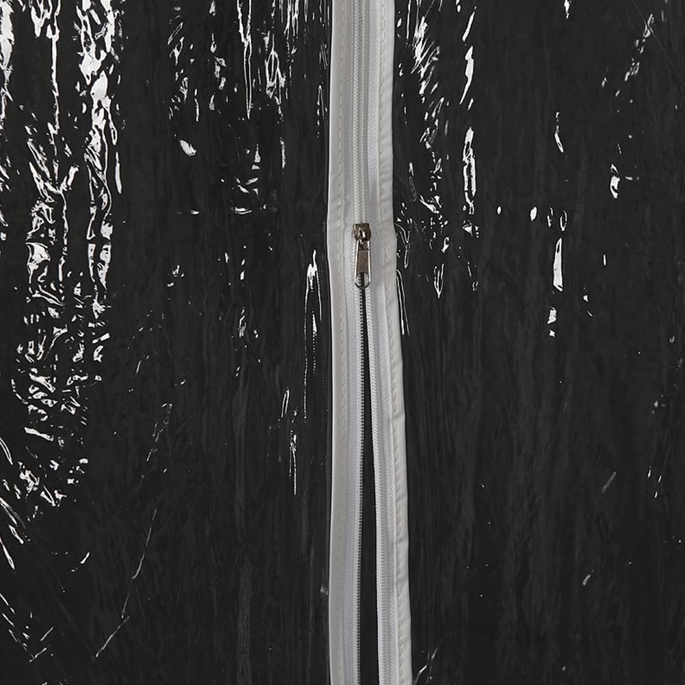 Xiaokeis Dress Garment Bag, Dirt-Proof Suit Protector Cover Bag with Zipper for Long Dresses, Wedding Dress Garment Bag, Clear Garment Bags for Long