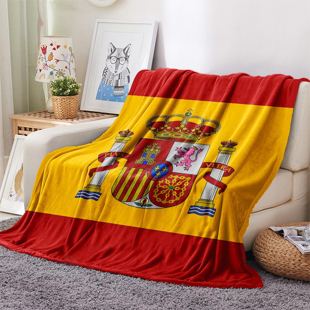Spain National Football Team2 Flannel Blanket, High quality Comfortable for All Seasons, Home Decor, Warmth and Comfort