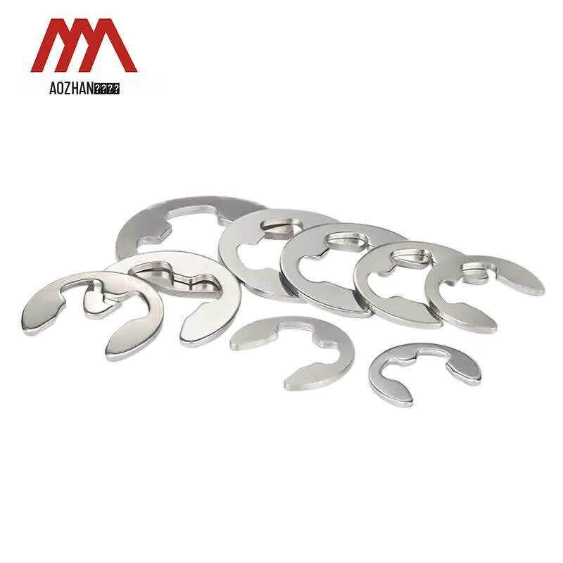 AoZhan Industrial GB896-86 304 Stainless Steel E-Type Retaining Ring