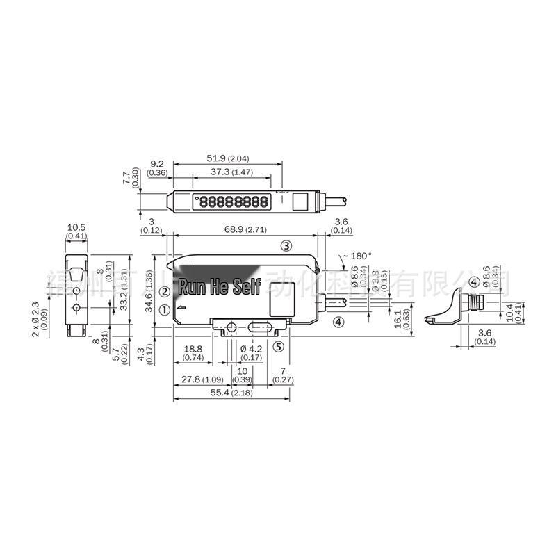 Brand New WLL180T-M432 Sick Fiber Optic Sensor for Easy Installation - Model 6039097 Available