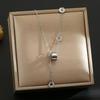 Women's Silver Titanium Steel Necklace with Micro-Inlaid Zircon - Elegant, Durable Clavicle Chain Jewelry