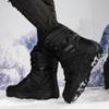 Snow winter outdoor medium and high-top couple hiking boots warm and piled thickened comfortable casual cotton shoes combat boots women