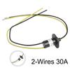 2-Wires 30A Electrical Slip Ring Collector Ring Wind Turbine Generator Slip Ring