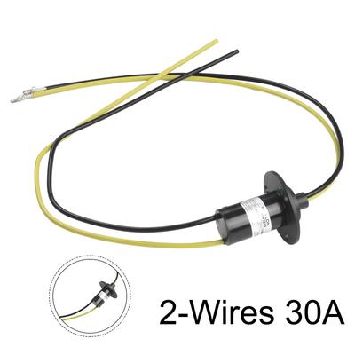 2-Wires 30A Electrical Slip Ring Collector Ring Wind Turbine Generator Slip Ring