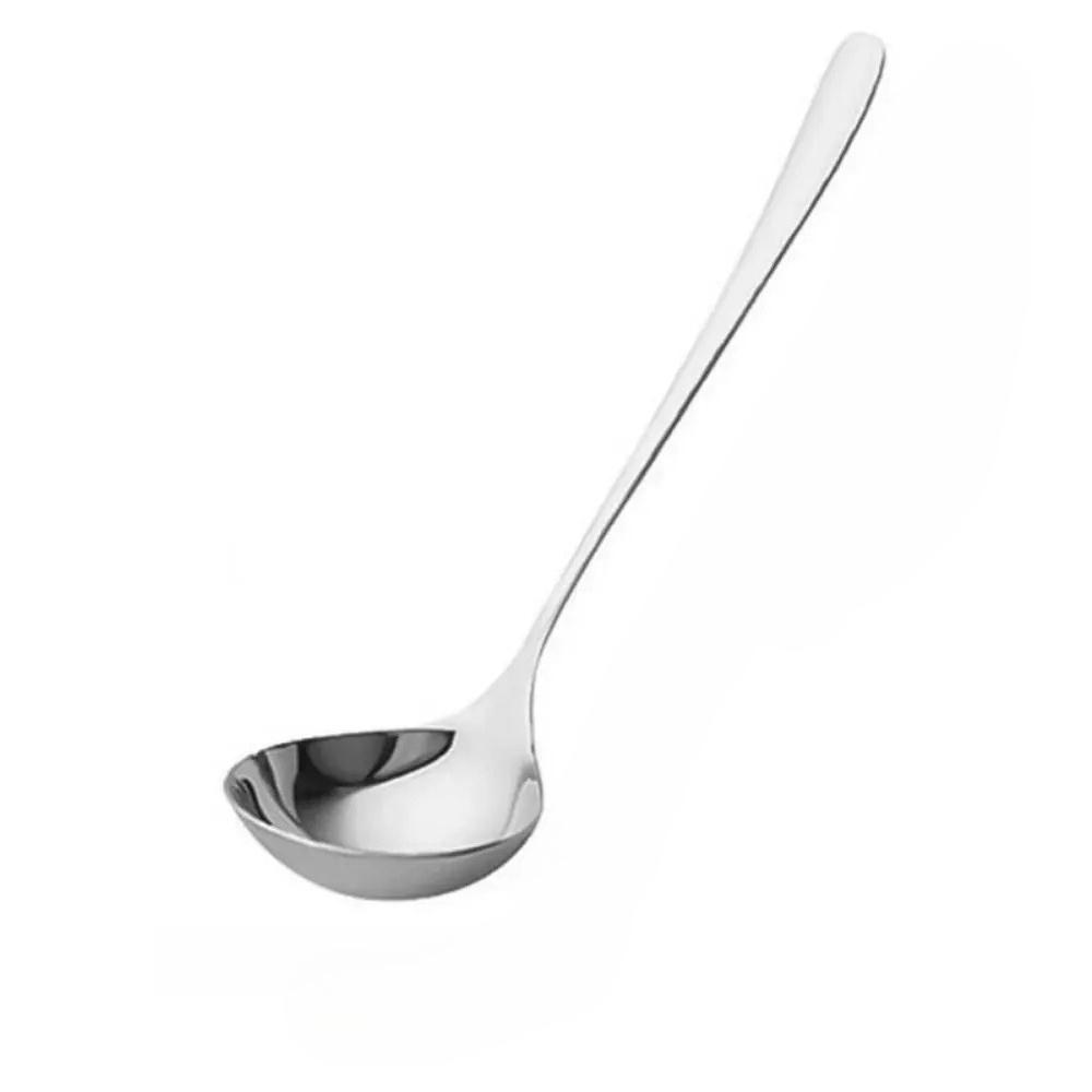 

304 Stainless Steel Spoon Thick Long Handle Soup Spoon Hot Pot Spoon Colander Home Kitchen Tableware Cooking Utensils