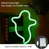 Halloweenský duch LED lampa Vnitřní Noční Bateriové Nebo USB Neonové Znamení Festivalové Dekorační Světla