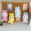 Adorable Plush Bunny Keychain Cute Rabbit Toy Exquisite Accessory Bag Charm