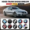 Emblemas para porta-malas traseiro 82mm 74mm, Emblema para capô dianteiro e porta-malas Edição 50º Aniversário para bmw F10 F20 E46 E43 E63 E64 E90 E94 X5