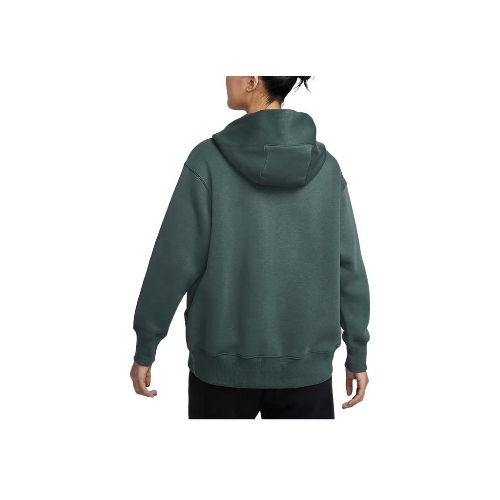 Nike Sportswear Phoenix Fleece Oversized Fashion Comfortable Zippered Hooded Jacket Women Jackets Green DQ5759-338