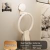 No-Drill Space Aluminum Suction Cup Towel Ring Hanger - Wall Mount Bathroom Hand Towel Holder