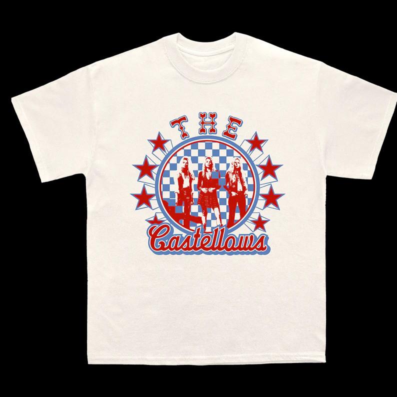 The Castellows Face white T-shirt All sizes UNISEX 1F2604 Unisex T-Shirt L