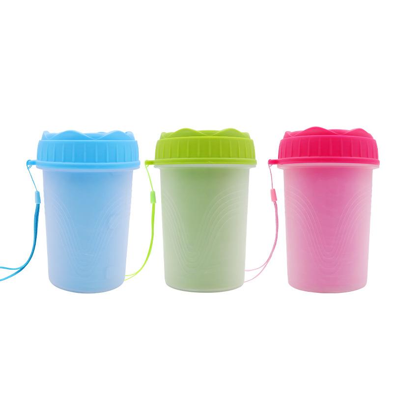 

Pet Foot Wash Cup, Dog and Cat Pet Cleaning and Grooming, Automatic Foot Wash When Going Out, Pet Bath Brush Small 1pc розовый