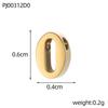 CARLIDANA Hot Sale Anniversary Stainless Steel Jewelry Creative Gold Color Silver Arabian Numbers Pendant Necklace Gifts Women
