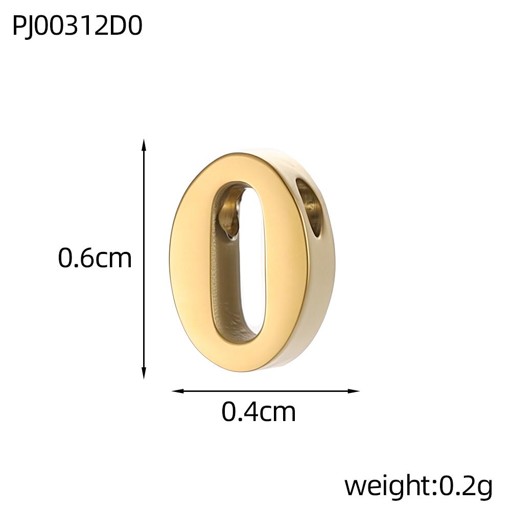 CARLIDANA Hot Sale Anniversary Stainless Steel Jewelry Creative Gold Color Silver Arabian Numbers Pendant Necklace Gifts Women