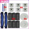 Fit For Ecovacs Deebot T30C / T30C OMNI Parts Main Roller Side Brush Filter Mop Cloth Dust Bag