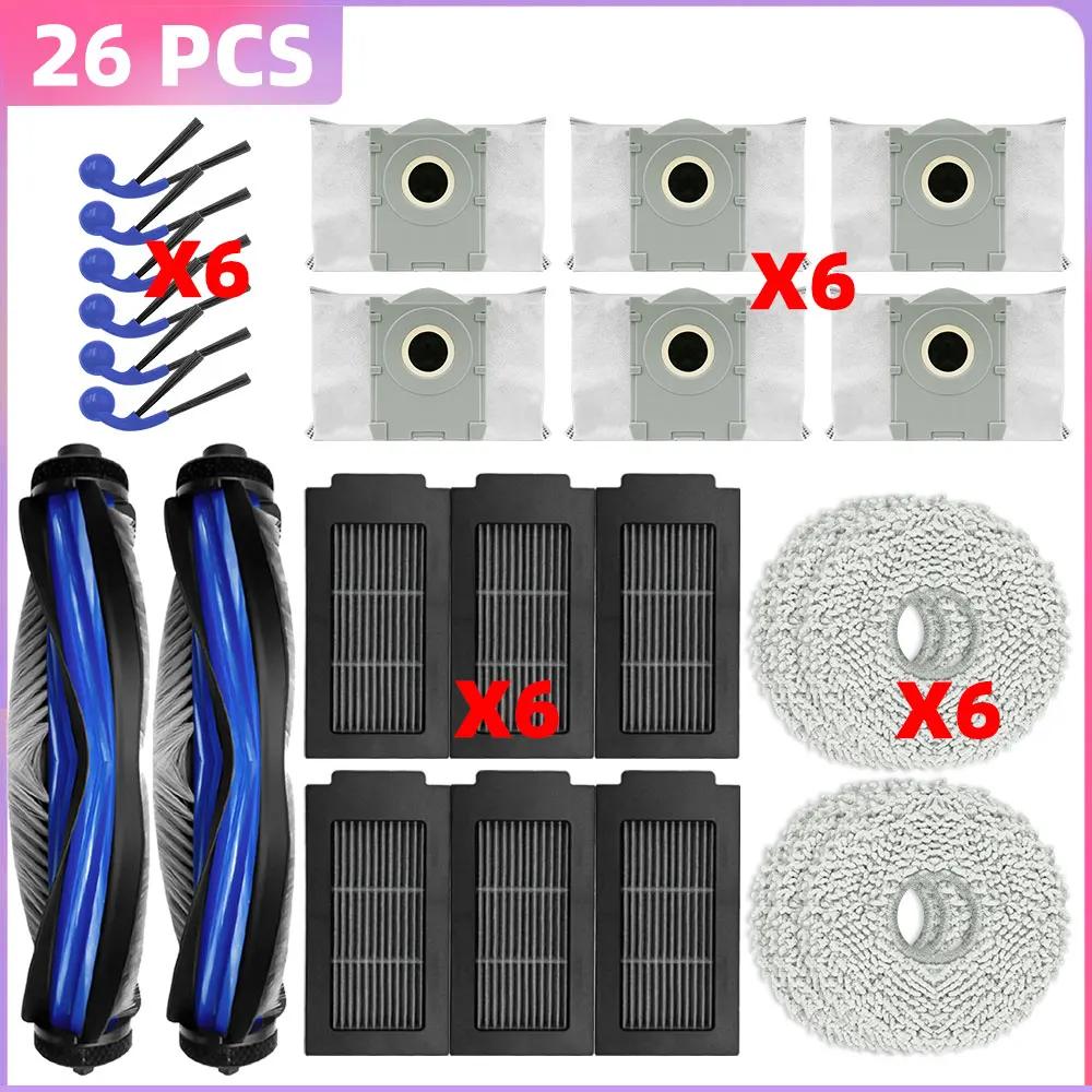 Fit For Ecovacs Deebot T30C / T30C OMNI Parts Main Roller Side Brush Filter Mop Cloth Dust Bag