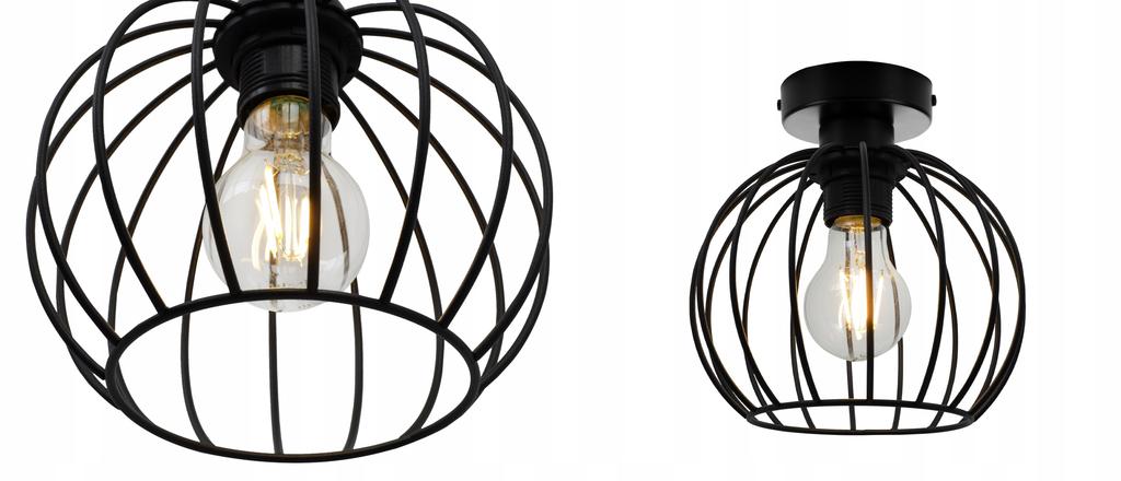 LOFT CEILING LAMP WIRE EDISON RETRO LED