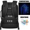 Bange Fashion Men 15"Laptop Backpack External USB Charging Computer Backpacks Anti-theft Waterproof Travel Backpack for Unisex
