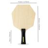 Hexagon Table Tennis Racket Bottom Plate Beginner Training PingPong Racket Wood Baseboard Table Tennis Racket Base