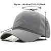 Xxl 65Cm Big Size Men Summer Baseball Caps Soft Top Big Head Waterproof Quick-Drying Trucker Caps Korean Women Visor Sports Cap