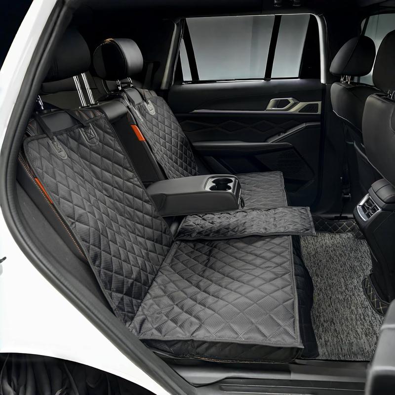 Dog Car Seat Cover, Back Seat Cover for Dogs Pet Car Seat Protector Waterproof Bench Car Seat Cover, Non-Slip Reat Seat Cover чёрный