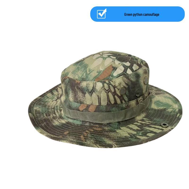 

Unisex Camouflage Wide-Brimmed Sun Hat - Foldable Outdoor UV Protection Size 60