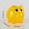 1PC Collectible Saving Box Reusable Coin Money Cash Transparent Money Box For Gift Kids Pig Figure Ornament Storage Bank
