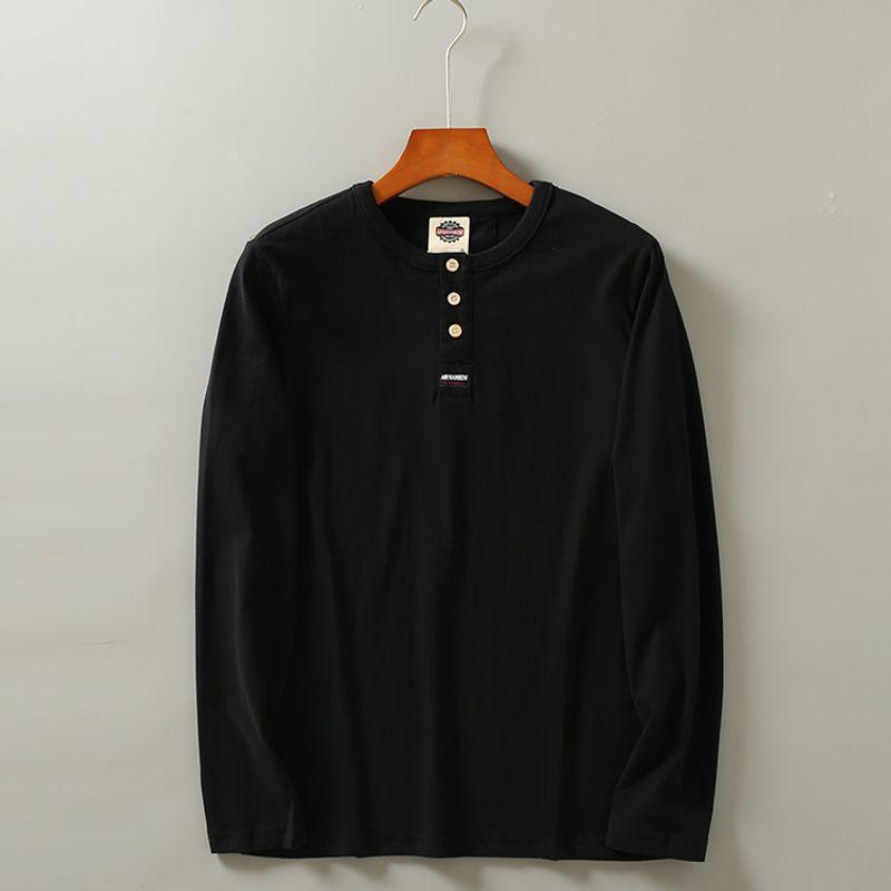 Export to Japan Foreign Trade Tail Order Retro Long-Sleeved T-shirt