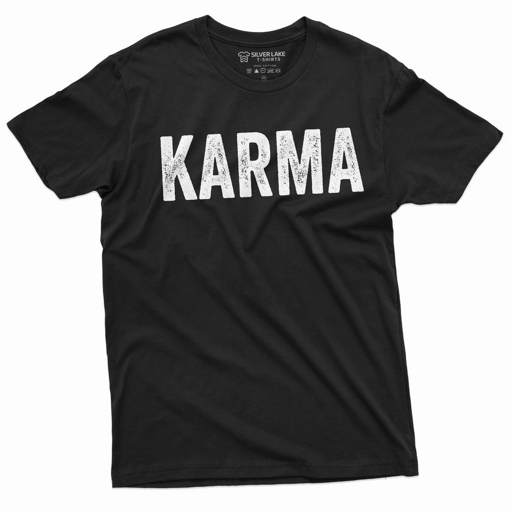 T-shirt Karma Uomo Maglietta Karma Regalo Compleanno Maglietta Fidanzato Marito Maglietta
