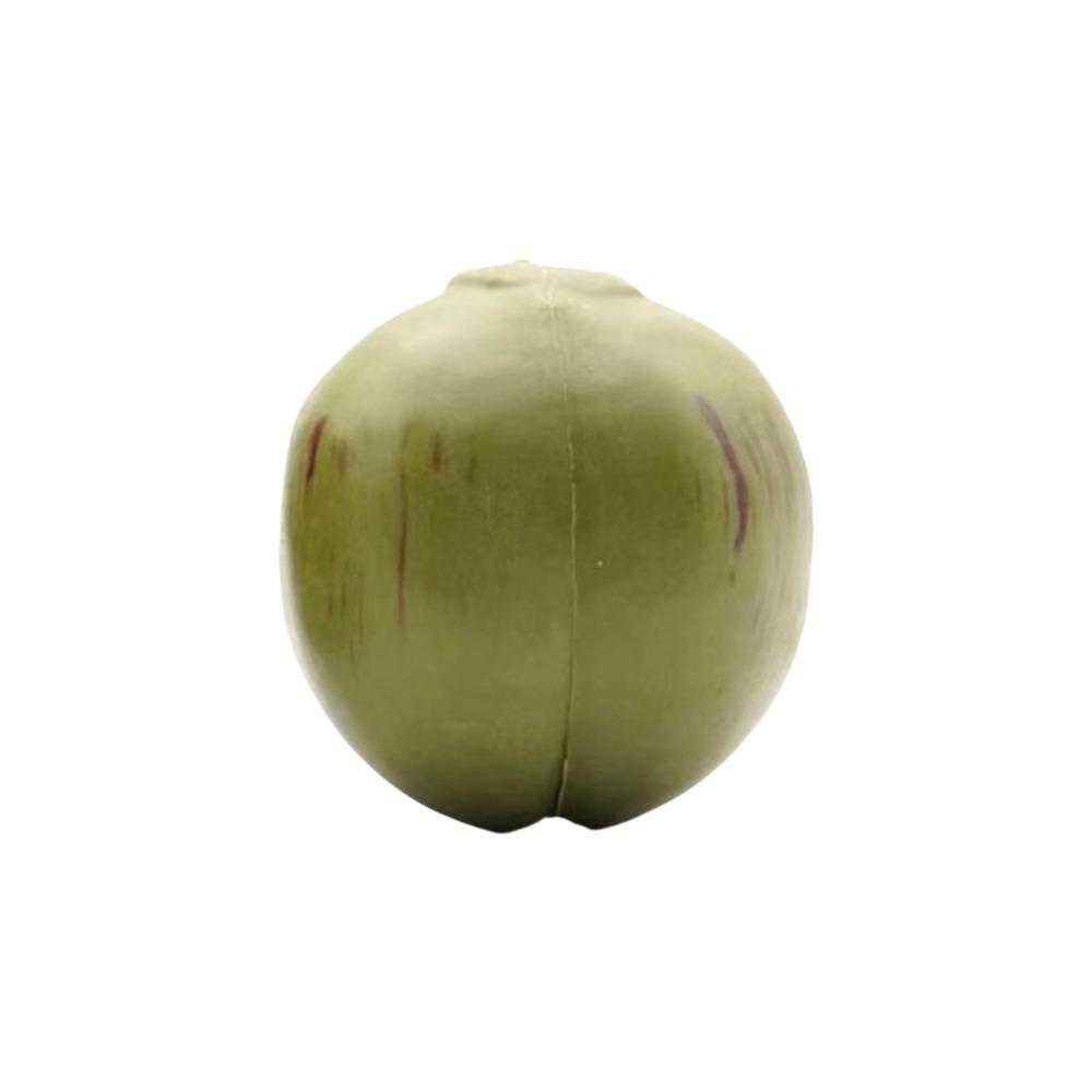 Plastic Artificial Coconut Green Fruit Ornament Fake Coconut Fruit  Home Party Decoration Single Head S