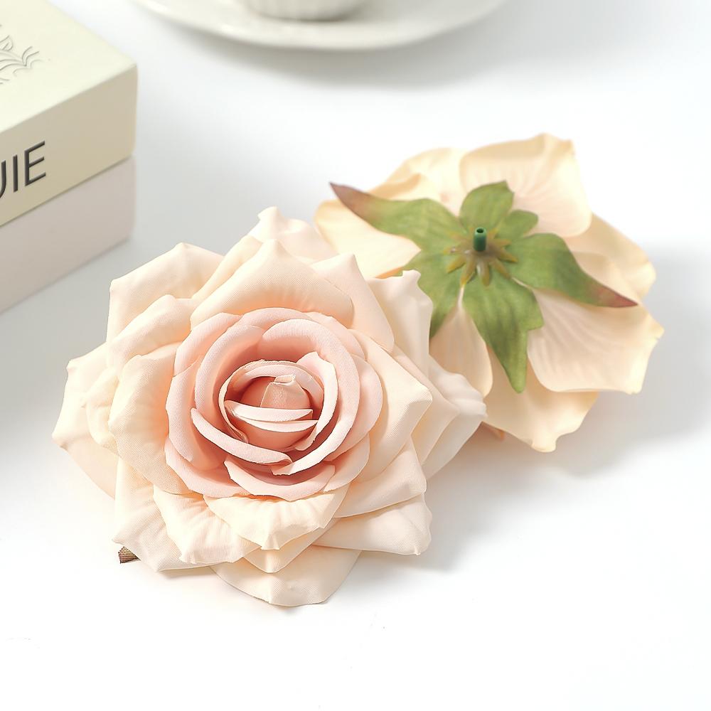 3/5Pcs Rose Artificial Flower Head DIY Home Room Decoration Friends Gathering Birthday Party Accessories For Wedding Table Decor