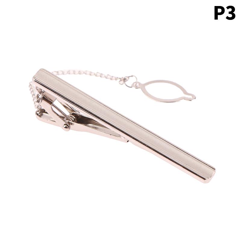 1Pc Silver Color Necktie Pin Tie Clip For Men Wedding Necktie Tie Clasp Clip