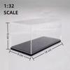 Scale 1/64 1/43 1/32 1/24 1/18 Clear Acrylic Display Box Case for Car Model Dust Cover Pre Made Box Diecast Professional Storage