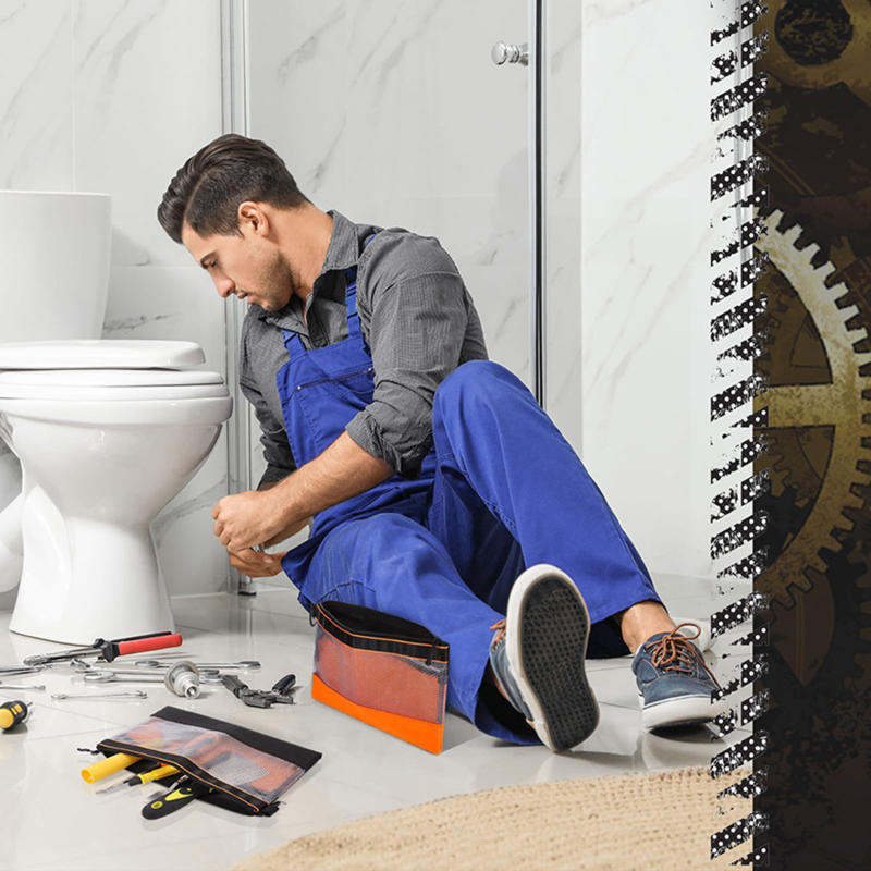 Multifunctional Anti Static Transparent PVC Tool Work Bag Waterproof Storage Pouch Portable Hardware Kit Parts Organizer