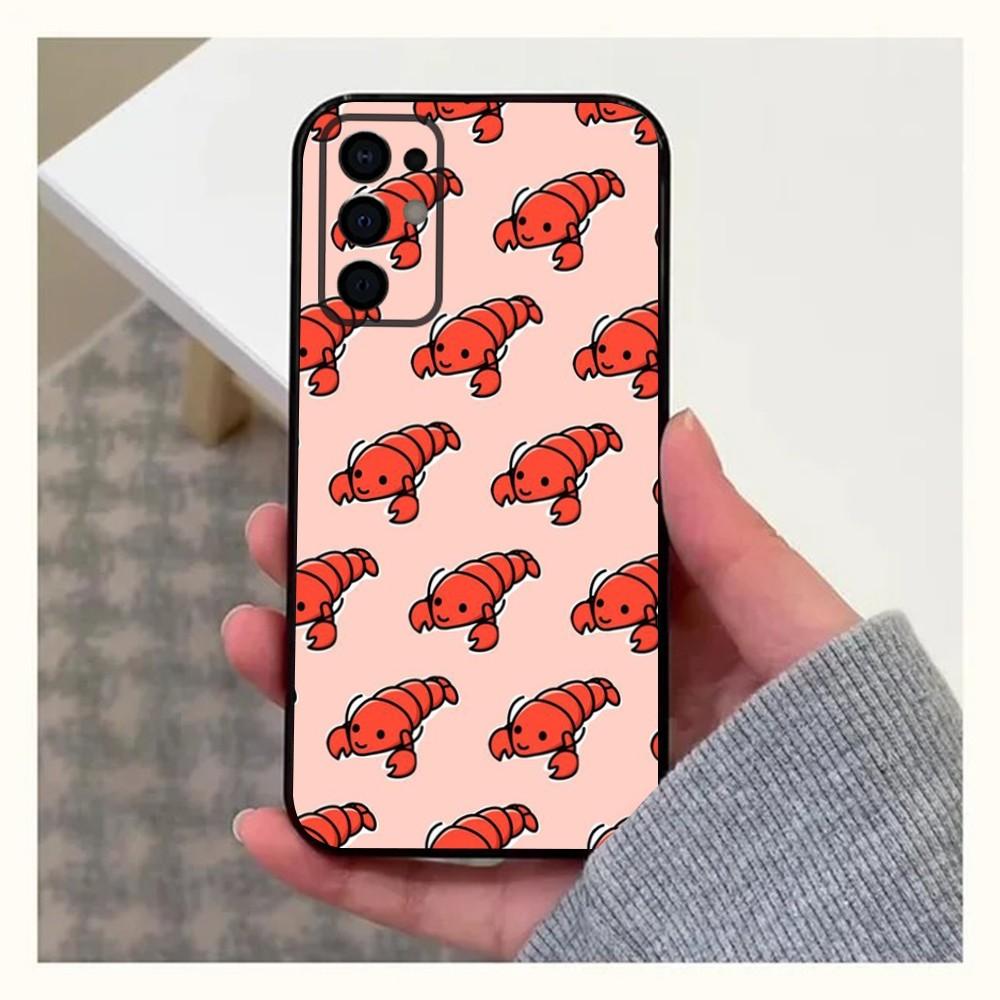 

Animal Lobster Phone Case For Samsung S24,S21,S22,S23,S30,Ultra,S20,Plus,Fe,Lite,Note,10,9,5G Black Soft Cover Samsung S205G