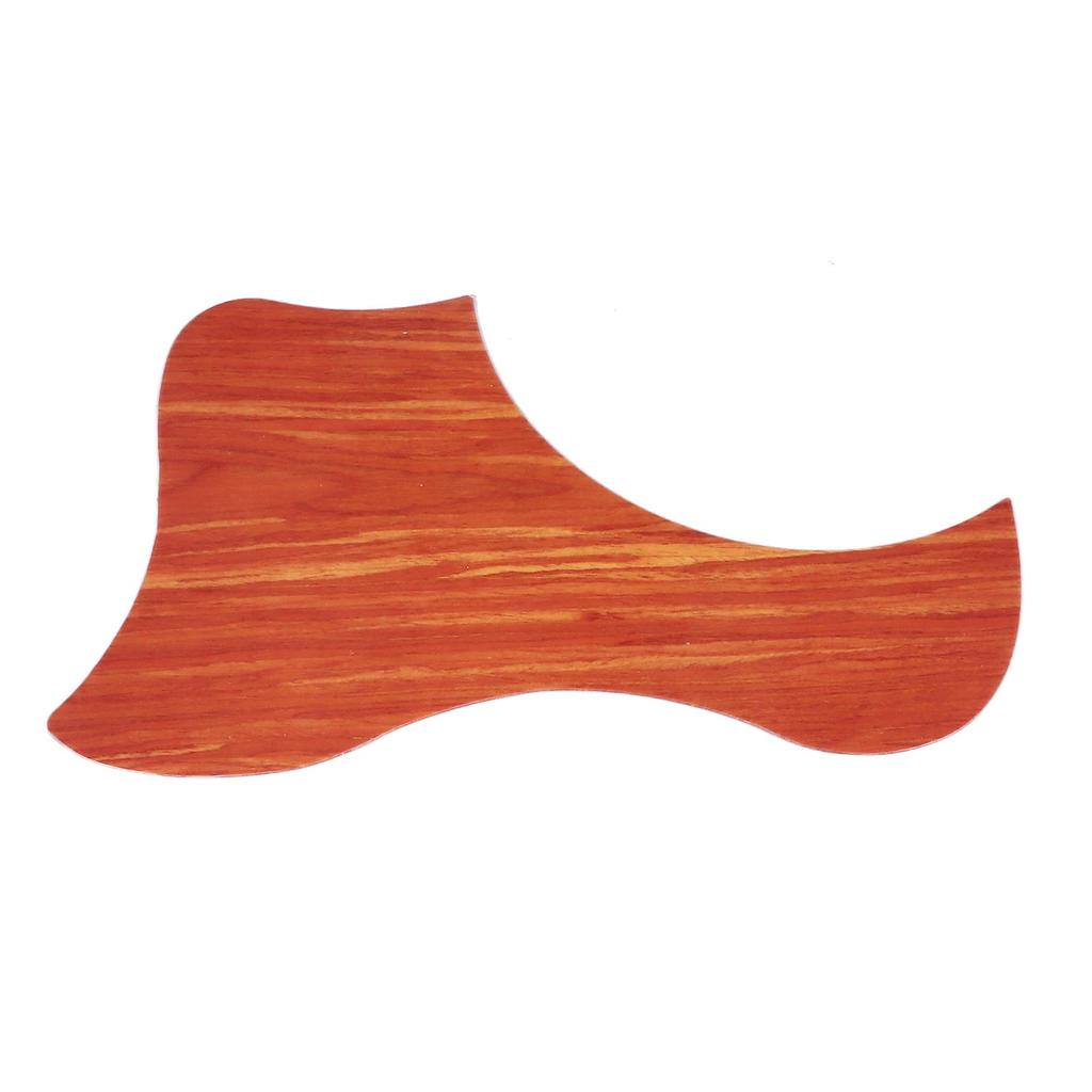 Acoustic Guitar Pickguard PVC Wood Grain Pattern Durable 3D Pickguard Scratch Plate Bird Shape