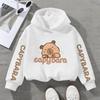 Children's autumn and winter fun capybara hoodie, Christmas for boys and girls, casual wear, girls' clothing, gift.