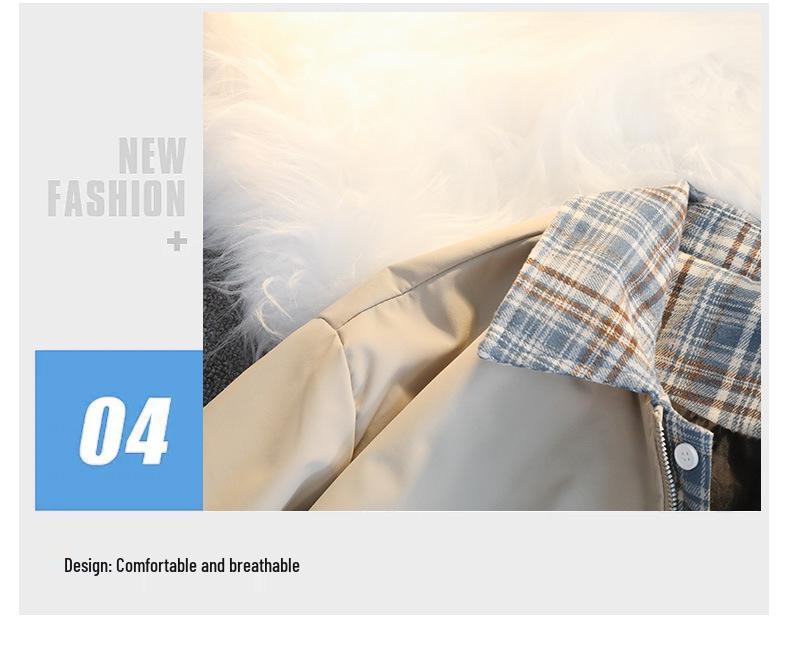 Autumn Youth Plaid Patchwork Casual Jacket - Unisex