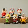Entzückende Crayon Shin Chan Figurenkollektion mit sechs einzigartigen Charakterdesigns