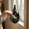 Creative Bat Shaped Flower Pot Gothic Style Bat Wing Flowerpot Unique Wall Plant Pot  Garden Decor