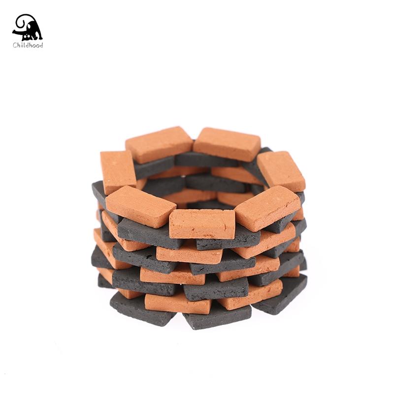 50Pcs Sand Table Simulation Brick Diy Building Scenery Portable Miniature Durable Kids Decorative Toy Landscape Modelling