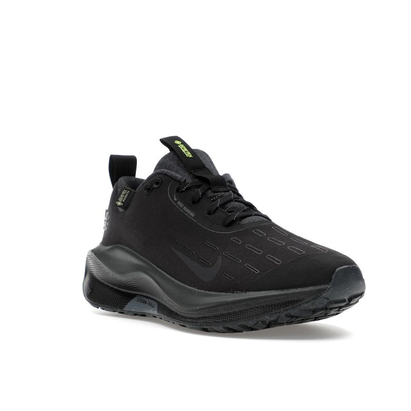 Nike  ReactX Infinity Run 4 GORE-TEX Black Anthracite Women Sneakers Volt Dark-Grey HQ0264-001