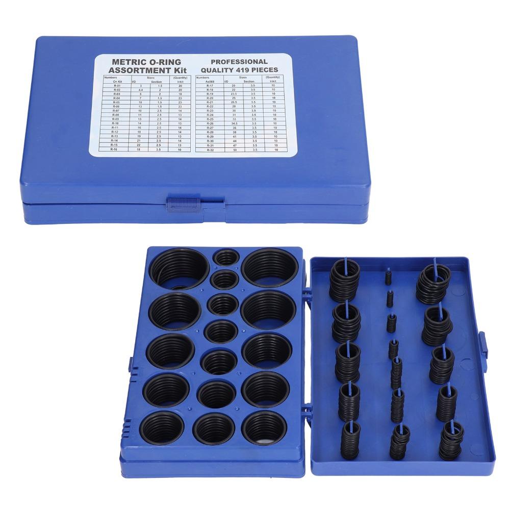 419PCS Durable Rubber O Rings Practical Sealing Washer Rings Portable Hybrid O Rings Faucets