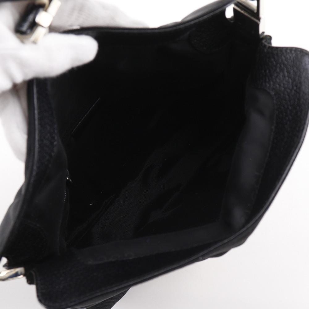 GUCCI Jackie Shoulder Bag 001.3734.200047 black Nylon canvas Women Used