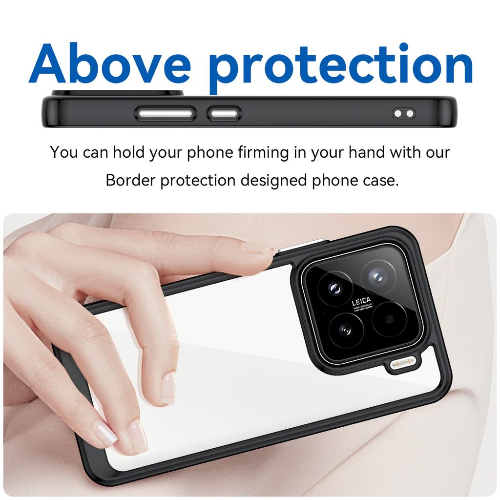 Pro Xiaomi 15 Pouzdro TPU+Akryl Ochranný Průhledný Kryt na Telefon