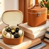 Lychee Pattern Cosmetic Bag Simple Double Zipper Waterproof Wash Storage Large Capacity Convenient Travel Skin Care Product Storage Bag