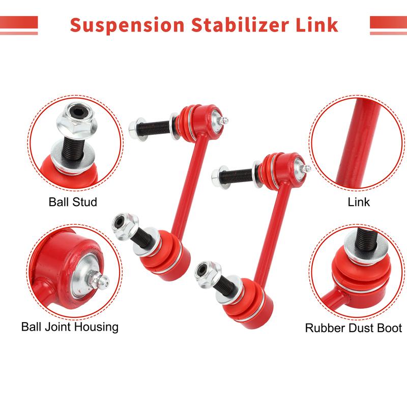 UXCELL 2pcs Front Sway Bar Links Stabilizer Link Kit for Toyota Tacoma 2WD 4WD 05-17